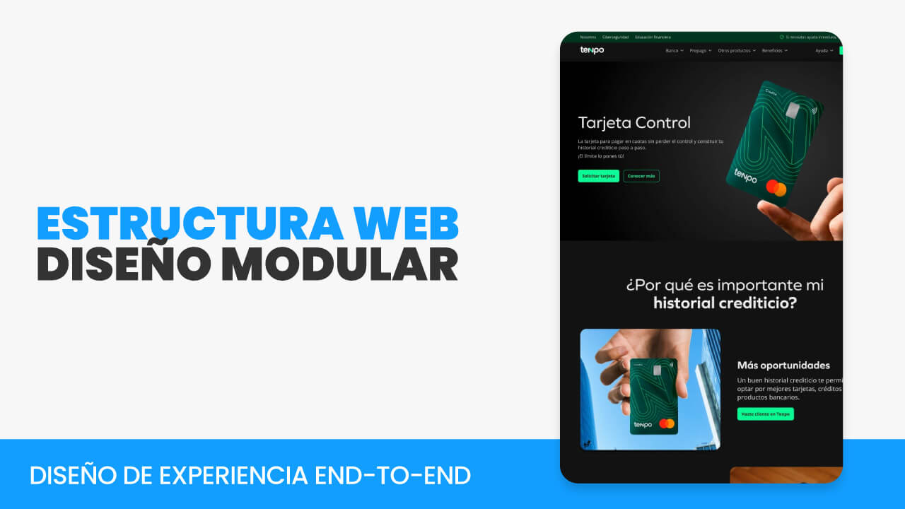 Rediseño de arquitectura web + sistema modular