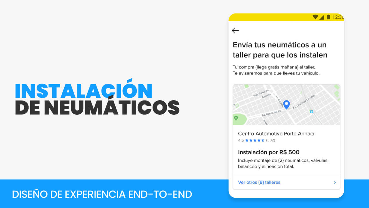 Instalación de neumáticos